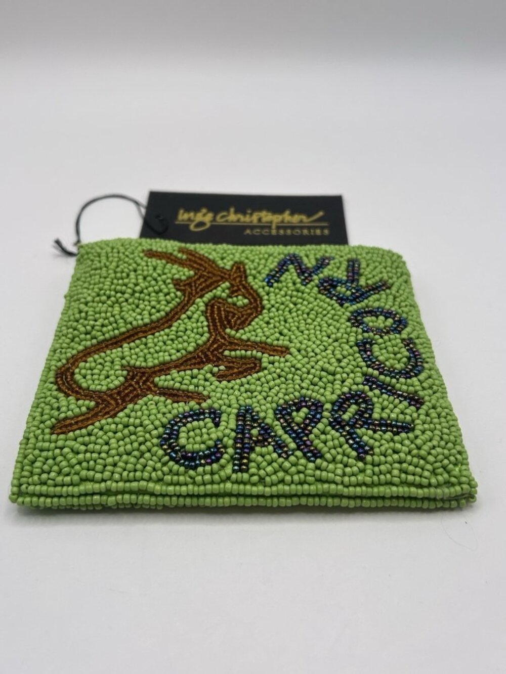Inge Christopher Capricorn Zodiac Beaded Coin Purse NWT Horoscope Celestial New - Picture 8 of 16